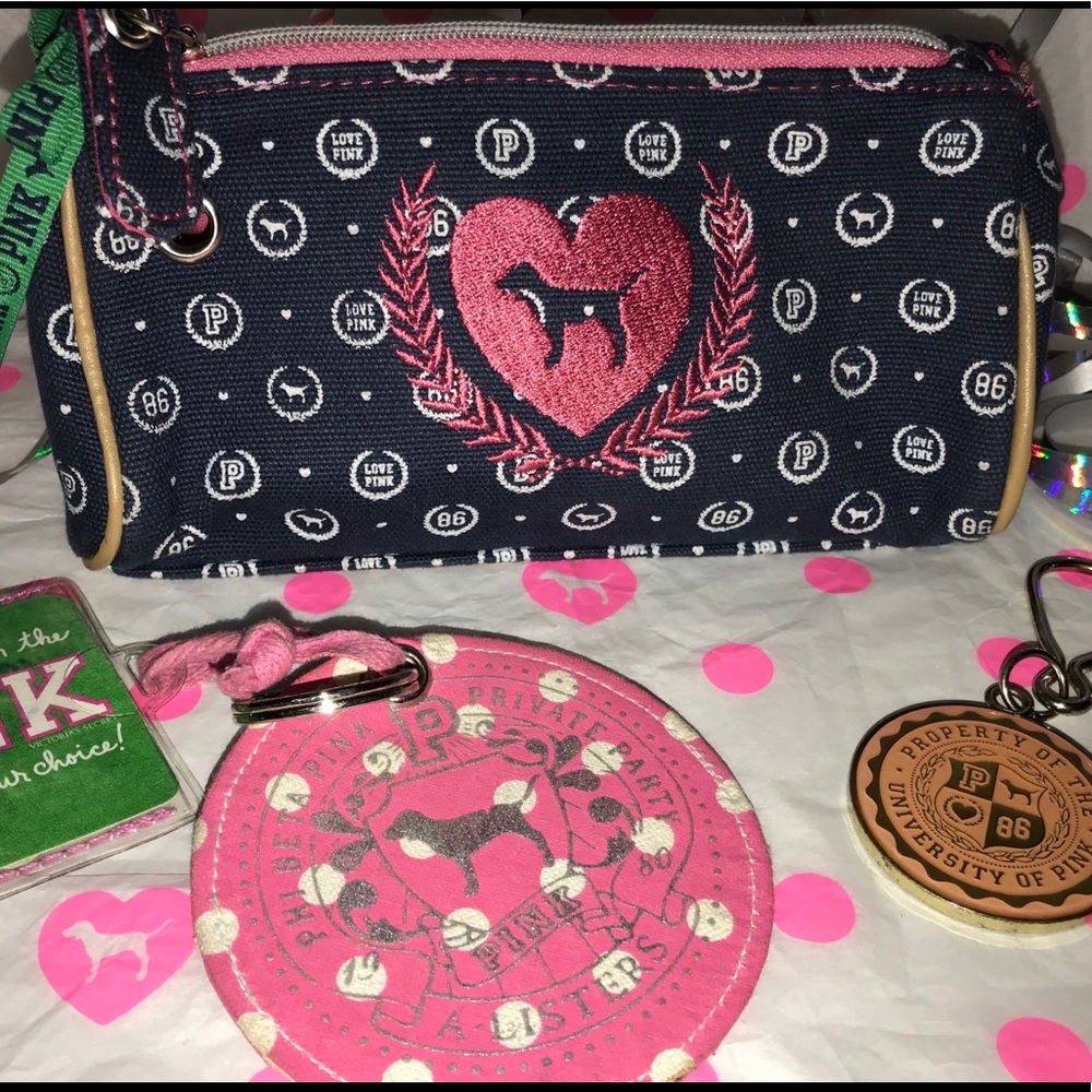 💗VS PINK VINTAGE COSMETIC BAG💗
